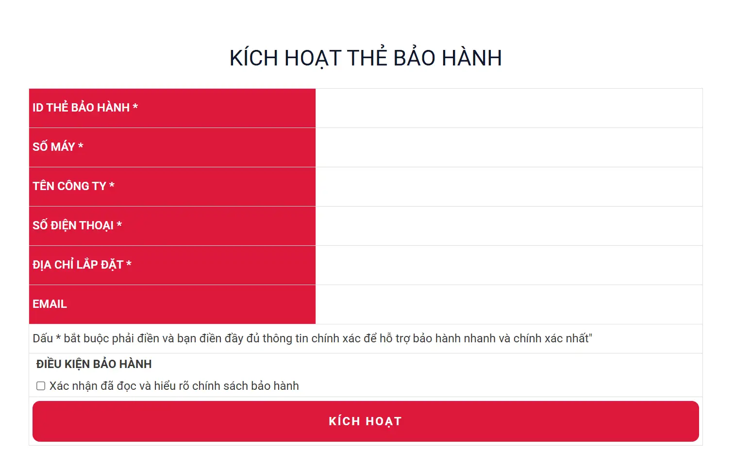 HƯỚNG DẪN TRA CỨU THÔNG TIN MÁY BIẾN ÁP CHÍNH HÃNG THIBIDI TRÊN WEBSITE kich hoat the bao hanh THIBIDI