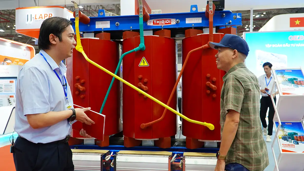 THIBIDI Khẳng Định Vị Thế Với Công Nghệ Tiên Tiến tại Vietnam ETE & Greenergy Expo 2025 anh Tran Manh Hiep admin dien dan cong nghe Tinh Te rat hung thu voi cong nghe may bien ap kho THIBIDI