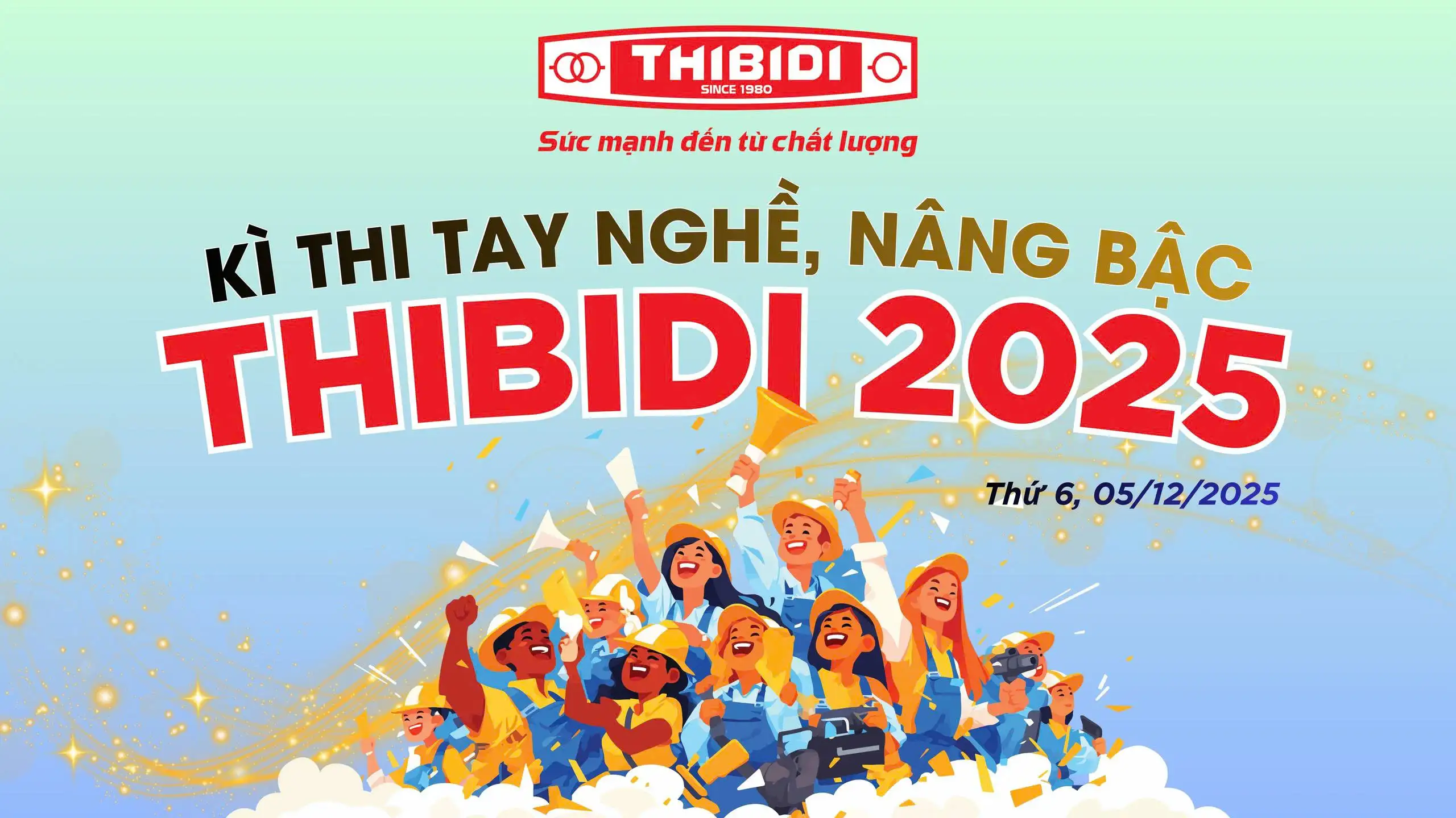 THIBIDI Hop Tac Cung Truong Cao Dang Ky Thuat Cao Thang To Chuc Thanh Cong Ky Thi Tay Nghe Nang Bac Nam 2025