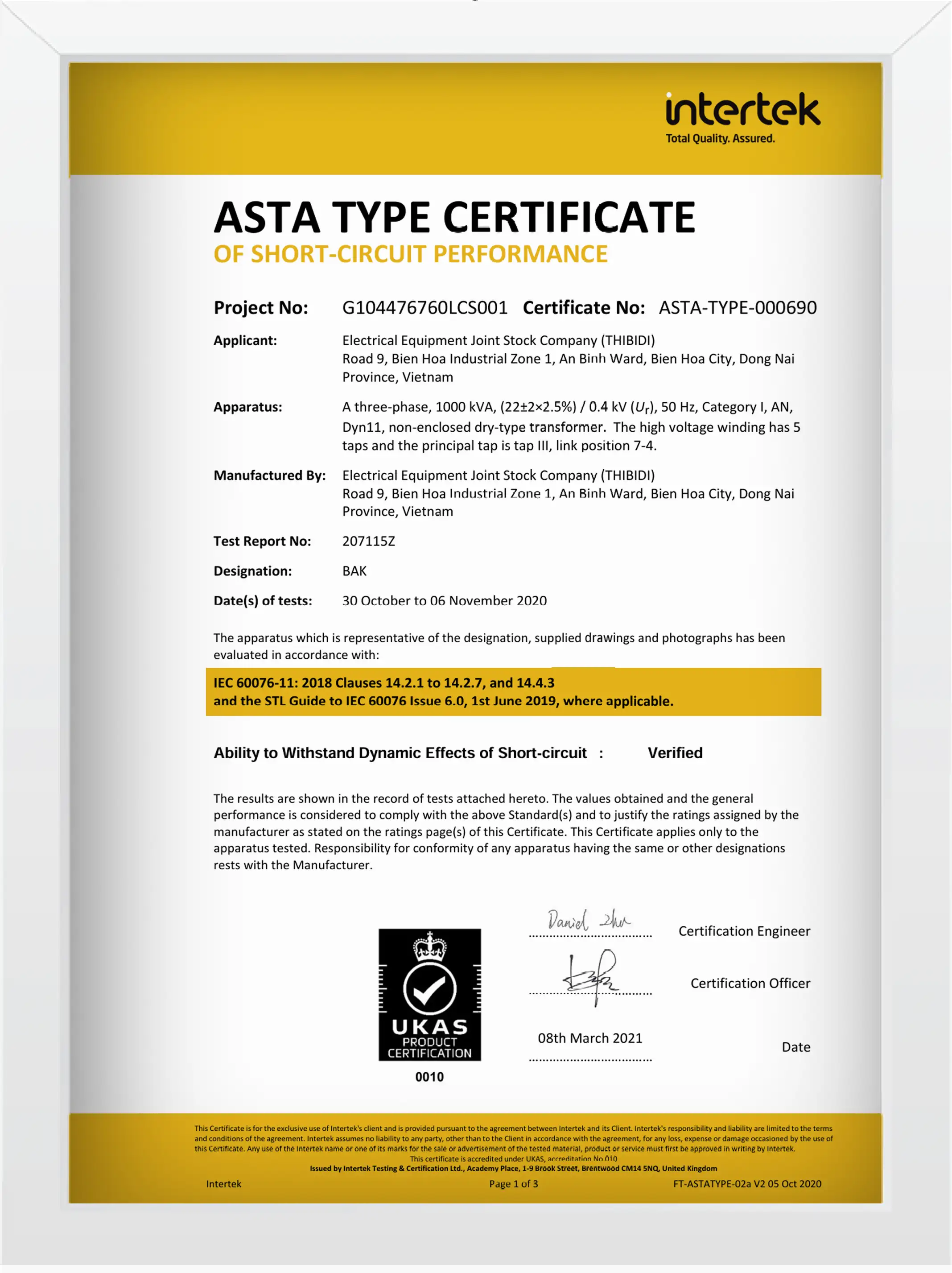 ASTA TYPE 000690
