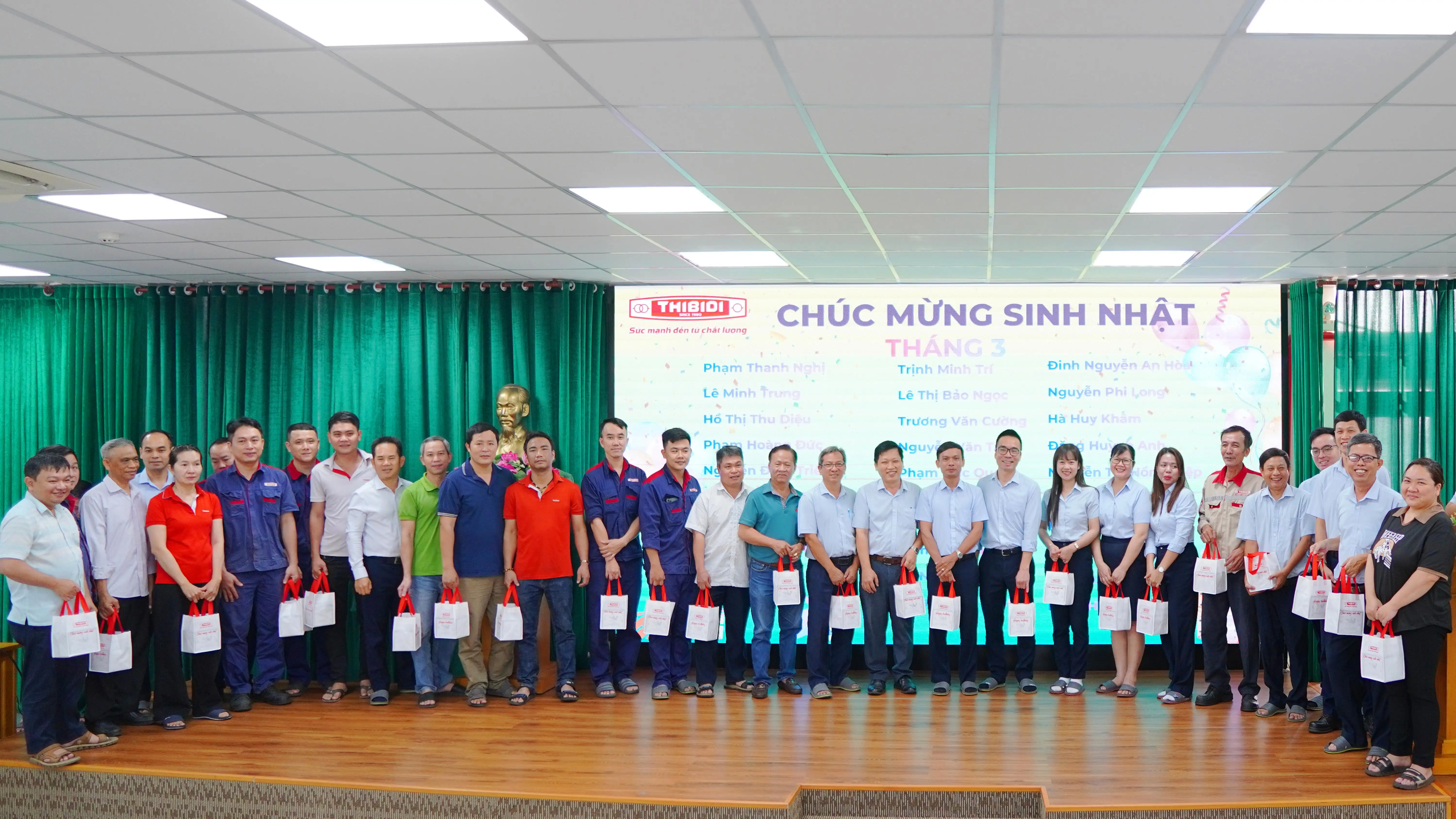 THIBIDI Ấm Áp Buổi Tiệc Chúc Mừng Sinh Nhật CBCNV Quý 1 Năm 2026