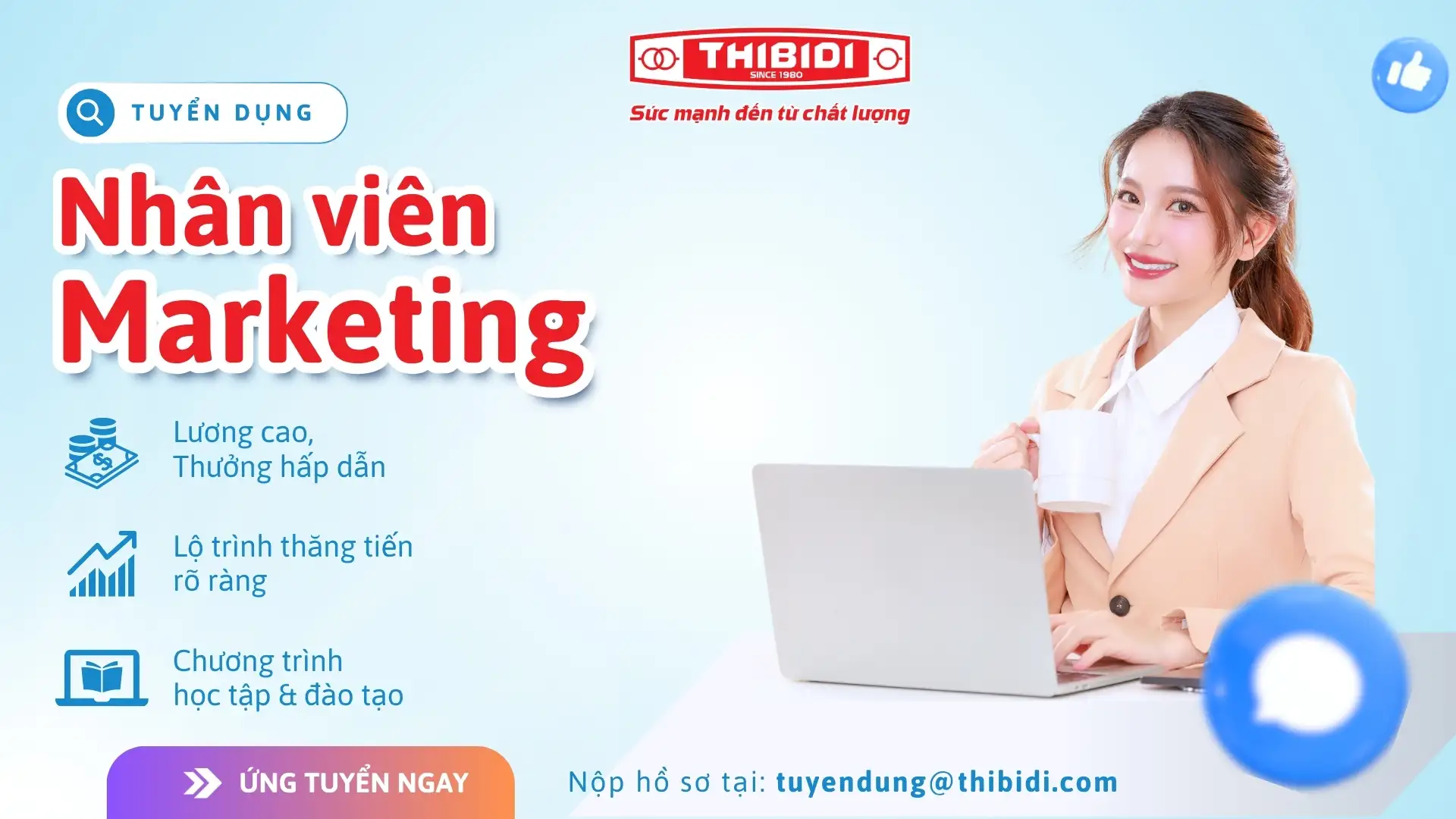 tuyển dụng chuyên viên truyền thông marketing làm việc tại Đồng Nai